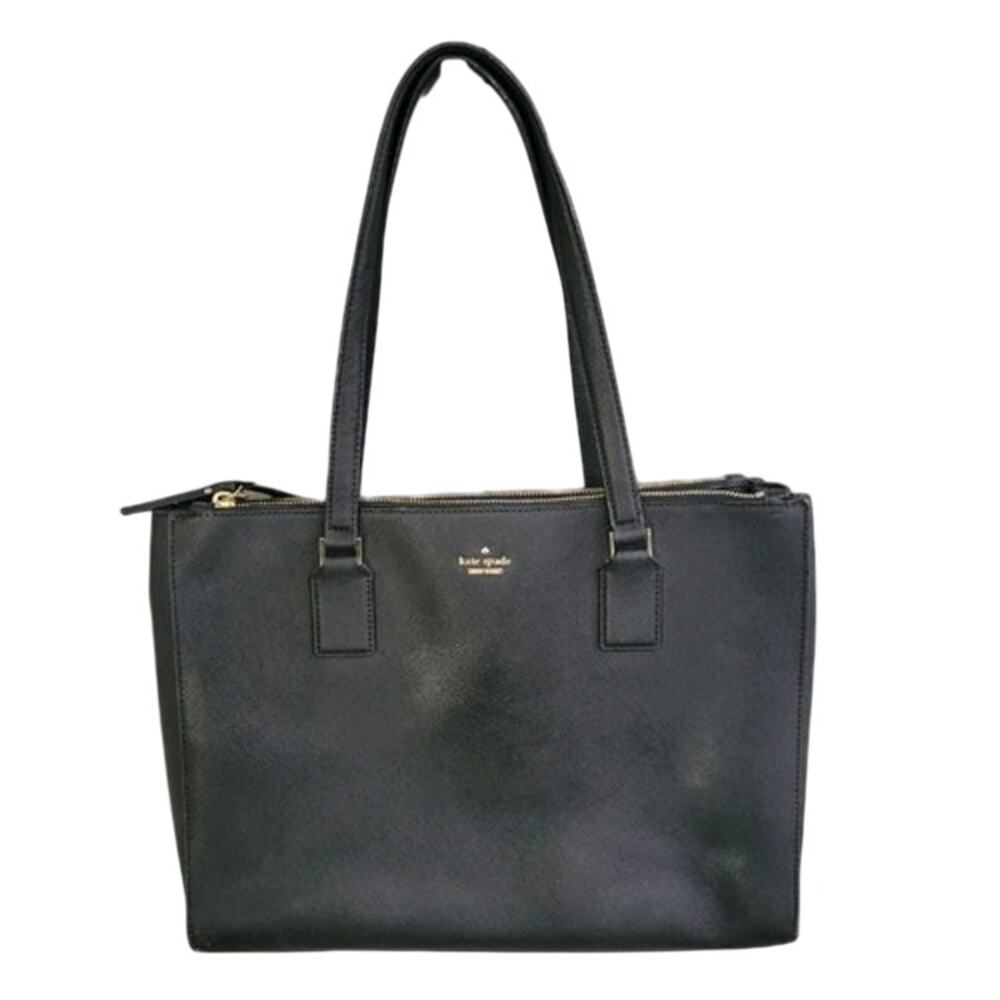 Kate Spade Cameron Street Satchel Purse – Black Leather Tote Handbag for Women